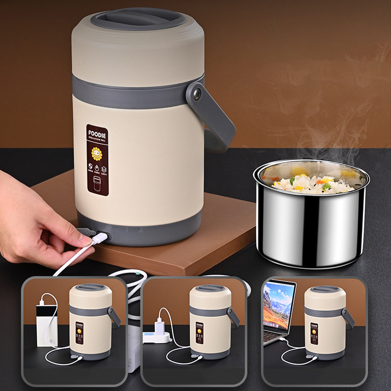 Baby Food Warmer Portable - Scatole per il pranzo riscaldate elettriche