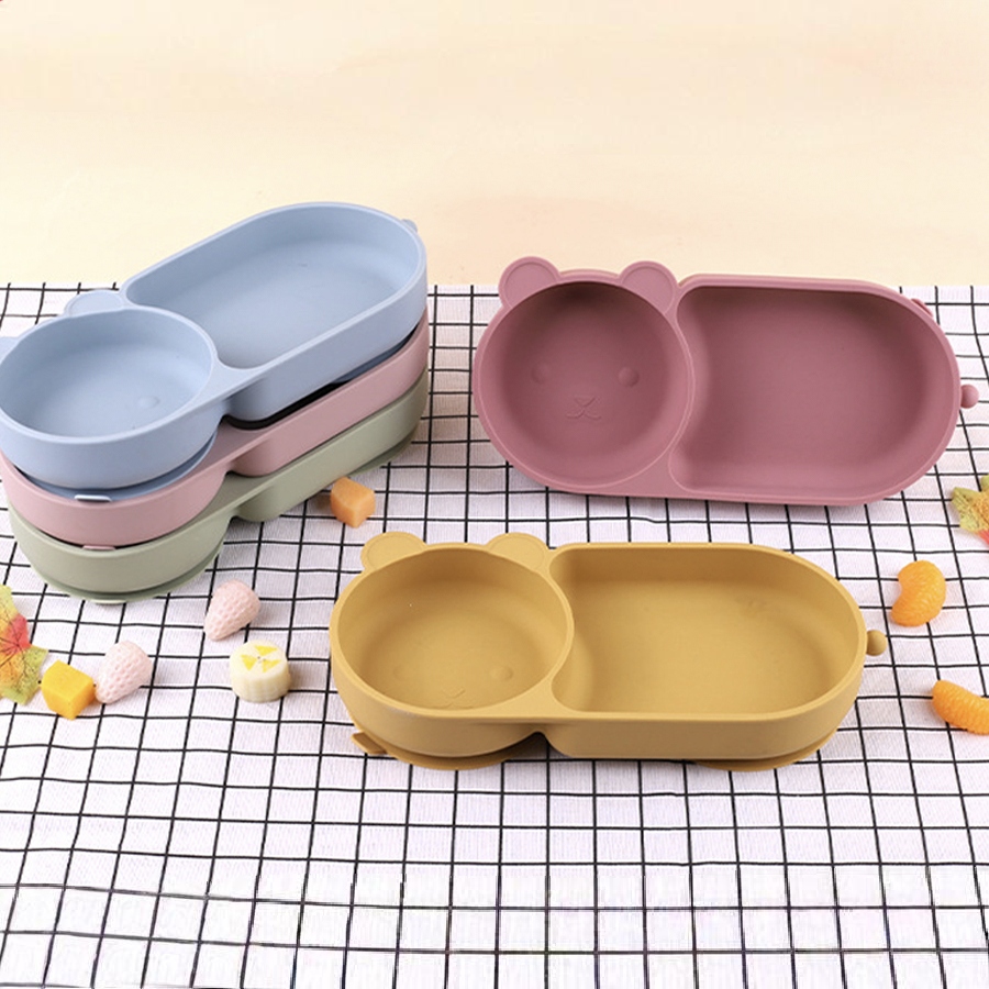 Baby Food Dinner - Ciotola a ventosa in silicone per