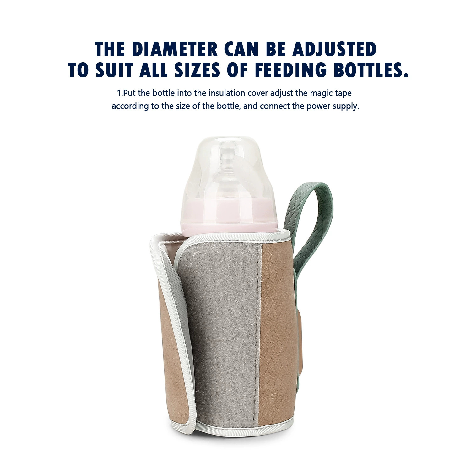 Baby Food Warmer Portable - Borsa Scaldabiberon USB Portatile per Auto,