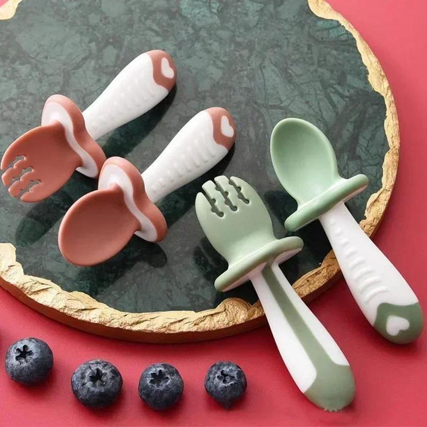 Baby Food Utensils - Set di stoviglie per bambini in