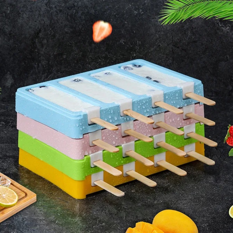 Baby Food Quality - Stampo per ghiaccioli per gelato quadrato