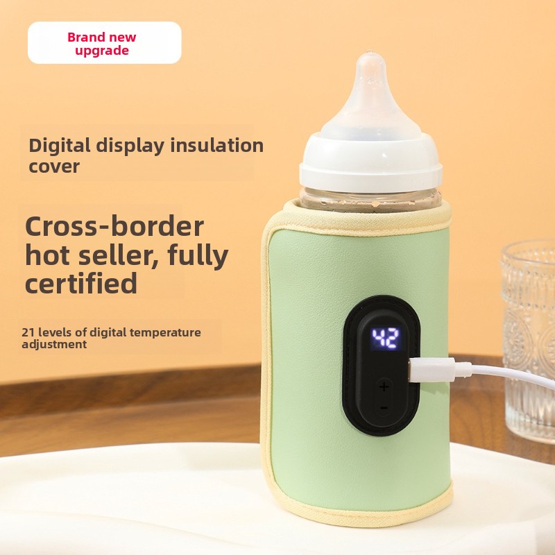 Baby Food Warmer Portable - Scaldabiberon portatile con display digitale USB