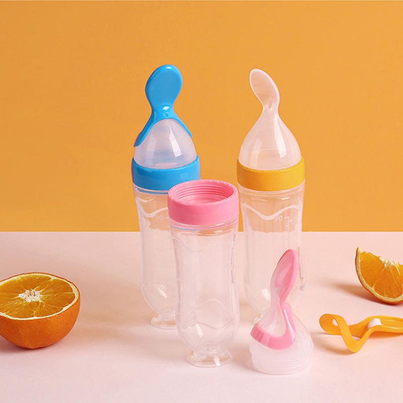 Baby Food Utensils - Spremere il biberon in silicone Neonato
