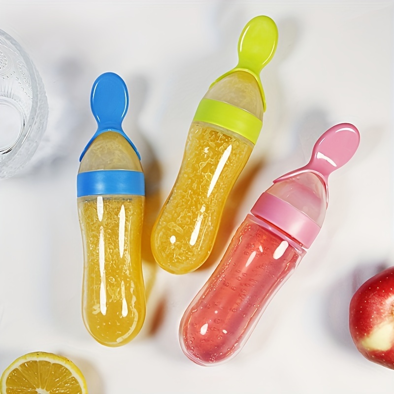 Baby Food Utensils - Biberon in silicone per l'allattamento del