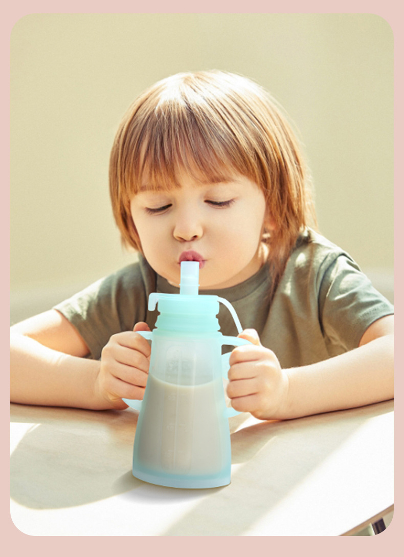 Baby Food Packaging - Nuova Borsa Riutilizzabile in Silicone per