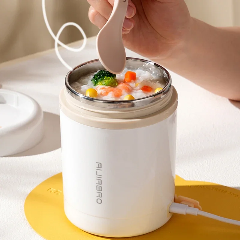 Baby Food Warmer Portable - 600ML Portatile USB Riscaldamento Elettrico Lunch