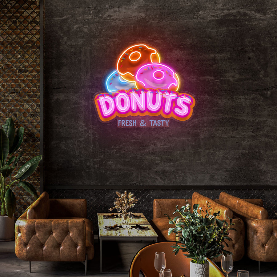 Baby Food Restaurant - Ristorante personalizzato con ciambella insegna al