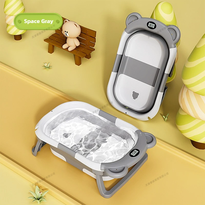 Baby Food Warmer Portable - Vaschetta Pieghevole per Bagnetto Neonato con