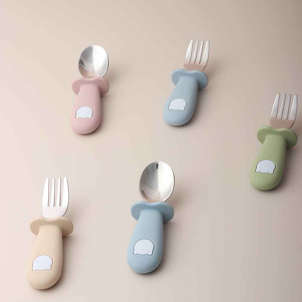 Cucchiaio e Forchetta in Silic - Baby Food Utensils recensione e prezzo