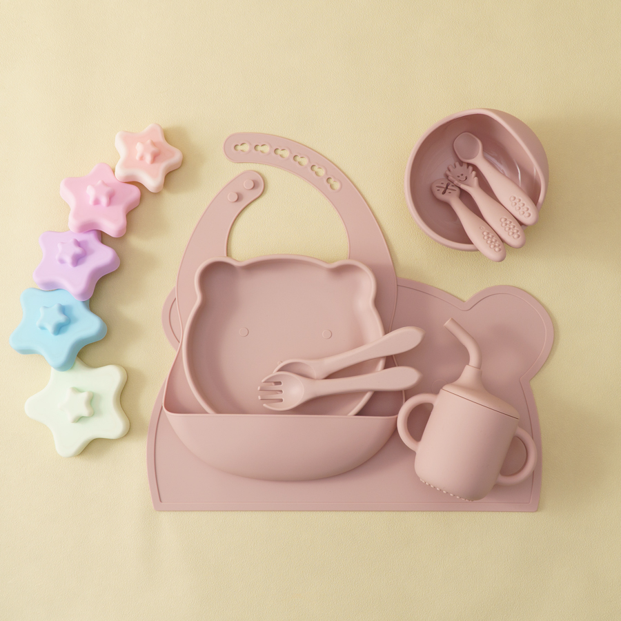 8PCS Silicone Baby Feeding Set - Baby Food Dinner recensione e prezzo