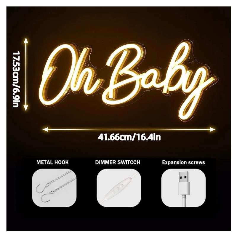 Insegne al neon Oh Baby per de - Baby Food Restaurant recensione e prezzo