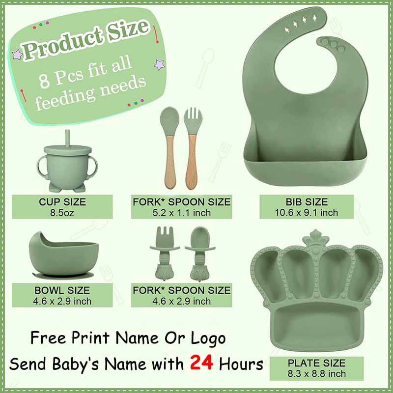 Nome personalizzato piatto per - Baby Food Dinner recensione e prezzo