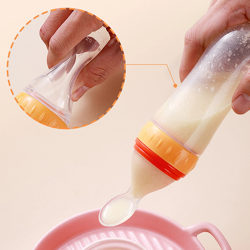 Spremere il biberon in silicon - Baby Food Utensils recensione e prezzo