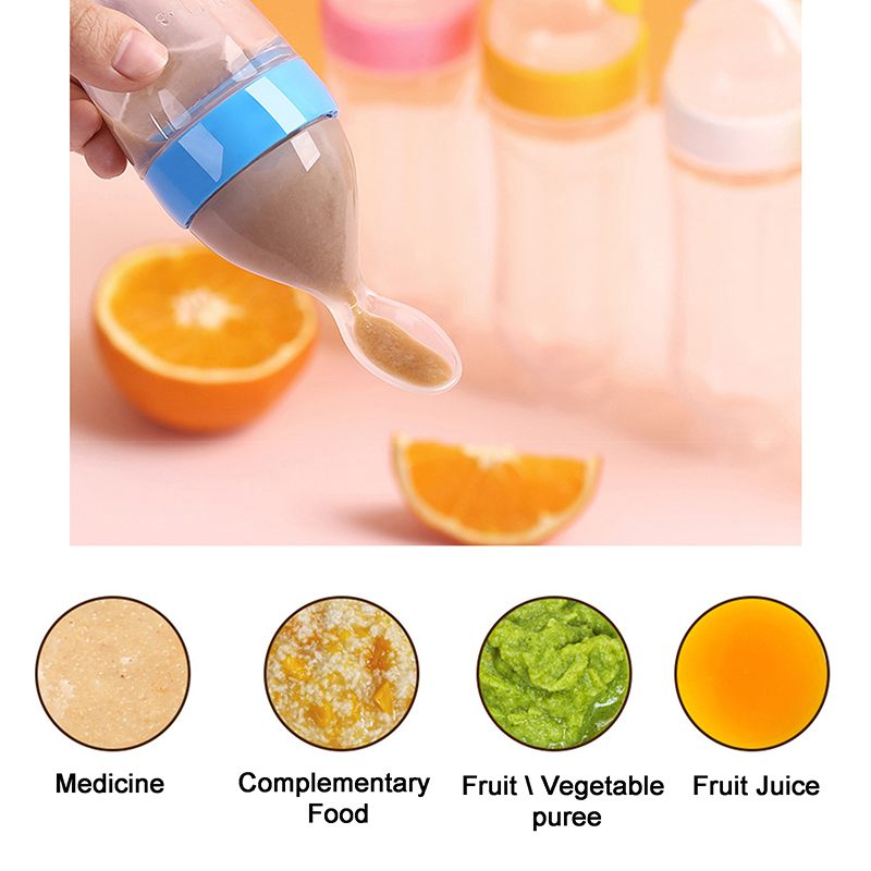 Spremere il biberon in silicon - Baby Food Utensils recensione e prezzo