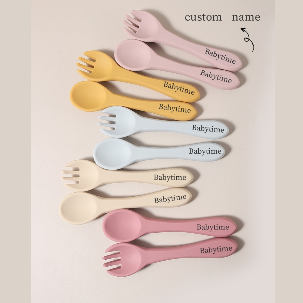 Cucchiaio e Forchetta in Silic - Baby Food Utensils recensione e prezzo