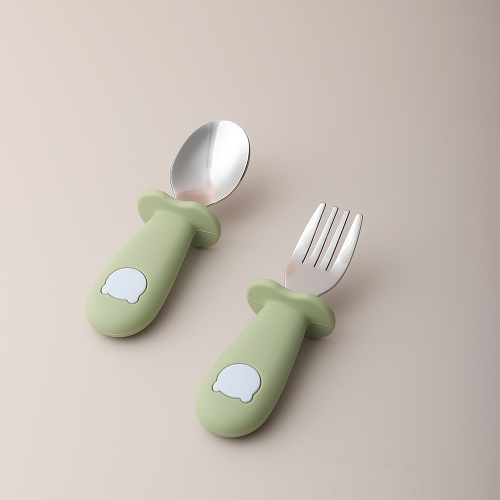 Cucchiaio e Forchetta in Silic - Baby Food Utensils recensione e prezzo