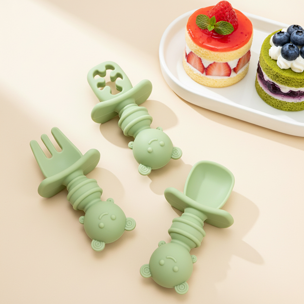 Set di 3 utensili per l'alimen - Baby Food Utensils recensione e prezzo